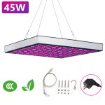 Lampe de croissance 45w lampe led horticole avec infrarouge ir lumi�res de plantes � spectre complet ...