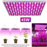 Lampe de croissance plante 225 leds 45w, lampe de plante lumi�re bleu rouge horticole pour int�rieur ...