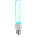 Lampe d�sinfectante uv e27 25 w tube de quartz st�rilisation uvc 254 nm avec ozone angle d'�clairage ...