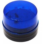 Lampe flash bleu filaire stroboscopique - 12v / 3m de cble / leds