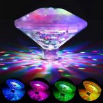 Lampe flottante piscine couleur, lumi�re de bain disco, lumi�re led submersible ip68, lumi�re sous - ...