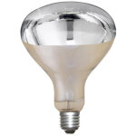 Lampe infrarouge 250w, verre tremp�, transparente