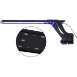Lampe � led d'aquarium avec pince 35 - 55 cm bleu et blanc vidaxl