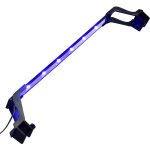Lampe  led d'aquarium avec pinces 55 - 70 cm bleu et blanc vidaxl