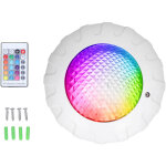 Lampe led color�e pour piscine, 12v dc / 38w, avec t�l�commande, �tanche ip68, rvb, �conomie d'�nergie, ...