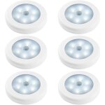Lampes de nuit d�tecteur de mouvement, lot de 6 action activ�e capteur de luminosit� led lumi�res dans ...