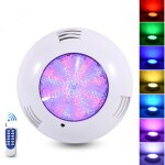 Lampe piscine led , rgb 35w lumiere piscine sous l'eau etanche ip68, projecteur piscine avec tlcommande ...