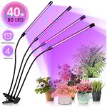 Lampe pour plantes lampe de croissance pour plantes 40w 80 led avec minuterie auto - on / off 3h / 9h ... Lampe pour plantes lampe de croissance pour plantes 40w 80 led avec minuterie auto - on / off 3h / 9h ...