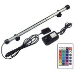 Lampe de plong�e � bulles d'aquarium �tanche � led (lumi�re � bulles t�l�command�e de 39 cm)