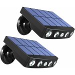 Lampe solaire ext�rieur avec d�tecteur de mouvement, lumiere solaire exterieur etanche eclairage ext�rieur ...