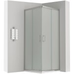 Saniverre - lana cabine douche h 180 cm porte coulissante opaque 70 x 70 cm