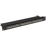 Lanberg pps7 - 1024 - b panneau de brassage noir 24 ports