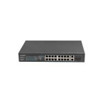 Lanberg - switch rack 19' poe + 16x 100mb / 2x combo gigabit ethernet 250w