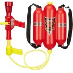 Lance de pompier, 2, 5 l de réservoir, 5 m de portée, 2 fonctions de jet, sac à dos d'enfants, rouge ... Lance de pompier, 2, 5 l de réservoir, 5 m de portée, 2 fonctions de jet, sac à dos d'enfants, rouge ...