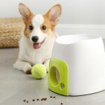 Lanceur de balle automatique interactif pour chien - machine de r�compense alimentaire - machine � lancer ...