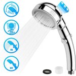 Langray - pommeau douche rotation  360, douchette pommeau anti calcaire douche  main avec 3 modes ...
