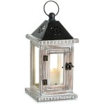 Lanterne bougie bois exterieur, 28cm lanterne decorative bougeoir vintage, table maison jardin deco, ... Lanterne bougie bois exterieur, 28cm lanterne decorative bougeoir vintage, table maison jardin deco, ...