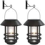 Lanternes murales solaires d'ext�rieur 2 pcs blanc - vidaxl