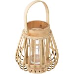 Lanterne rania en rotin 14x16cm atmosphera crateur d'intrieur