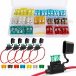 Jeu de fusibles de voiture standard de 120 pices, fusibles  lame automobile - 5a 7, 5a 10a 15a 20a ...