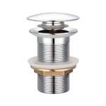 Laoa - pop up automatique avec trop plein bonde de vidage push open pour lavabo en cuivre chrom� pop ...