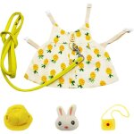 Lapin harnais et laisse, lapins vtements pour lapin cochon harnais gilet et laisse pour lapin furet ...
