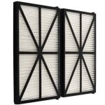 Largeight - lot de filtres pour robot tiger shark - rcx70101pak2 - noir - 2 panneaux