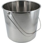 Laser tools - grand seau en acier inox de 20 litres, profondeur 310 mm