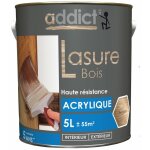 Lasure bois acrylique 5 litres incolore addict