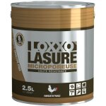 Lasure bois - haute r�sistance 8 ans - satin conditionnement: 2, 5l - couleur: chataignier - loxxo