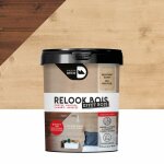 Lasure int�rieure pour bois recycl� 0. 75l ? effet bois satin ? application directe sans sous - couche ...
