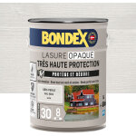Bondex - lasure opaque tr�s haute protection 8 ans gris perle (ral 9002) 5 l