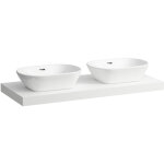 Laufen - lani plan de toilette, d�coupe � gauche et � droite,