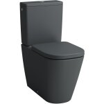 Laufen - meda - cuvette wc combin�, �vacuation vario, rimless, graphite mat h8241117580001