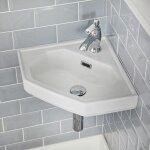 Hudson reed - lavabo d&39angle suspendu 42x29cm old london