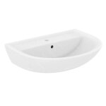 Ideal standard - lavabo eurovit l x h x p : 650 x 160 x 495 mm cramique, blanc