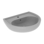 Lavabo geberit renova 600x490mm avec trou pour robinet avec trop - plein manhattan
