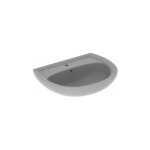 Lavabo geberit renova 650x510mm avec trou pour robinet avec trop - plein bahamabeige