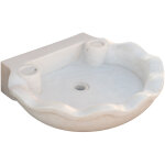 Biscottini - lavabo en marbre blanc Évier de cuisine vasque à poser Évier en pierre Évier intérieur et ... Biscottini - lavabo en marbre blanc Évier de cuisine vasque à poser Évier en pierre Évier intérieur et ...