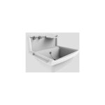 Sanit - lavabo multifonctionnel en granit avec porte - savon à débordement Sanit - lavabo multifonctionnel en granit avec porte - savon à débordement