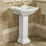 Lavabo rtro sur colonne derby 60 cm en cramique