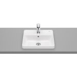 Roca - lavabo � poser avec trou pour robinet square the gap dimensions : 420x390x130 mm