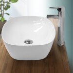 Luxebath - ecd germany lavabo vasque � poser bassin �vier lave - mains salle de bain en c�ramique - 505 ...