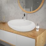 Luxebath - ecd germany lavabo vasque  poser bassin vier lave - mains salle de bain en cramique - 585 ...