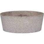 Lavabo  poser lavabo vasque salle de bain gris 40x15 cm marbre