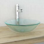 Lavabo verre tremp 42 cm givr