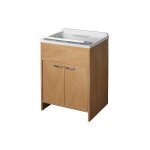 Banyo - lave main avec meuble avec 2 portes lxlxh: 600x500x850mm