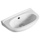 Lave - mains volta compact - cramique - longueur : 40 cm - largeur : 25 cm - blanc brillant