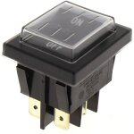 Lavor - interrupteur 4 cosses noir protege - nettoyeur haute pression