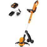 Lawnmaster clgt2425s coupe - bordures sans fil 24v, coupe - bordures sur batterie 25cm, t�te pivotante ...